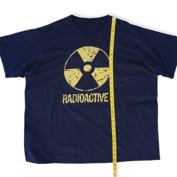 Mens Radioactive Black Tee Shirt - Picture 5 of 7